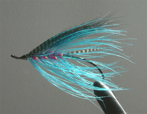 Claret Blue Spey, A Yuri Shumakov Fly